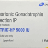 Chorionic Gonadotrophin Injection IP (EUTRIG-HP 5000 IU) Vial